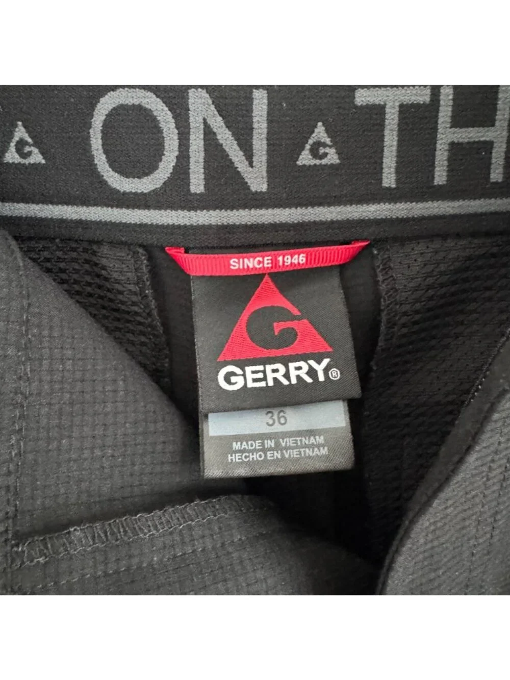 Gerry Mens Black Performance Shorts Size 36 - Picture 3 of 10